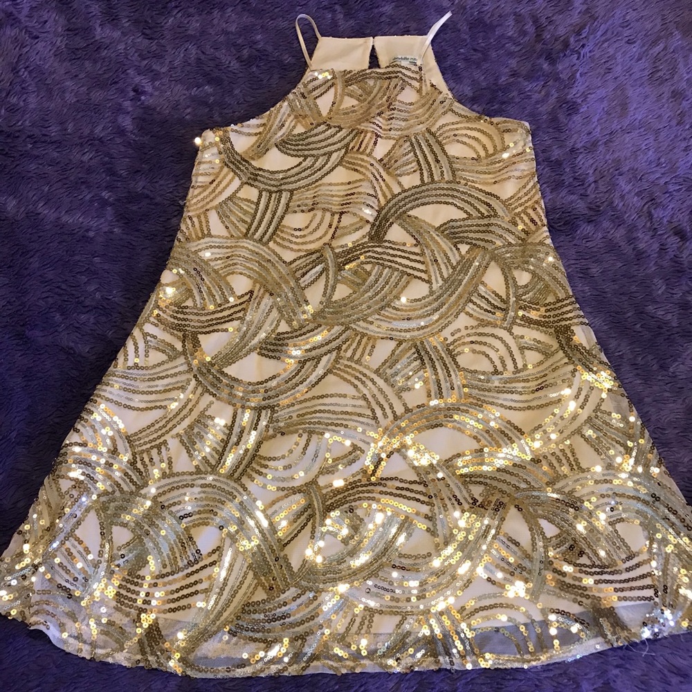Mini sparkly party dress